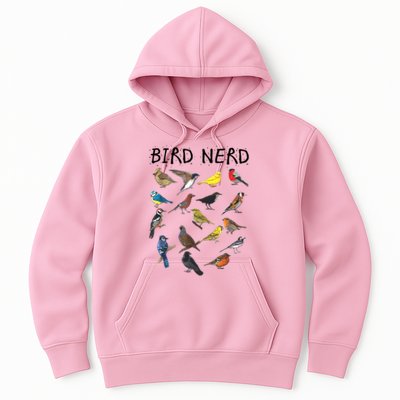 Bird Nerd Different Kinds Of Bird Gift Cute Bird Gift Hoodie