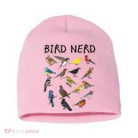 Bird Nerd Different Kinds Of Bird Gift Cute Bird Gift Short Acrylic Beanie