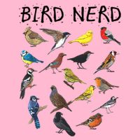 Bird Nerd Different Kinds Of Bird Gift Cute Bird Gift Kids T-Shirt