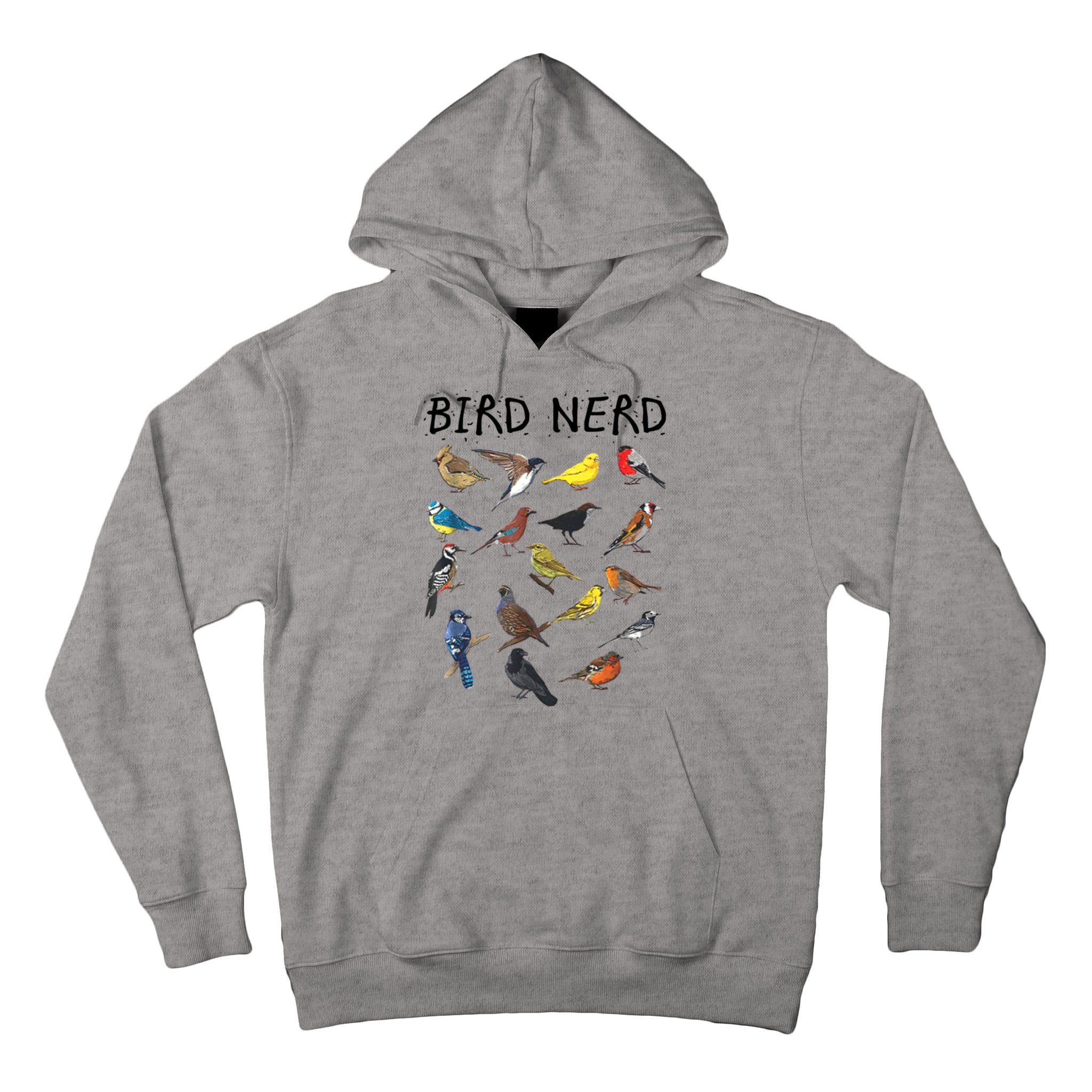 Bird Nerd Different Kinds Of Bird Gift Cute Bird Gift Tall Hoodie