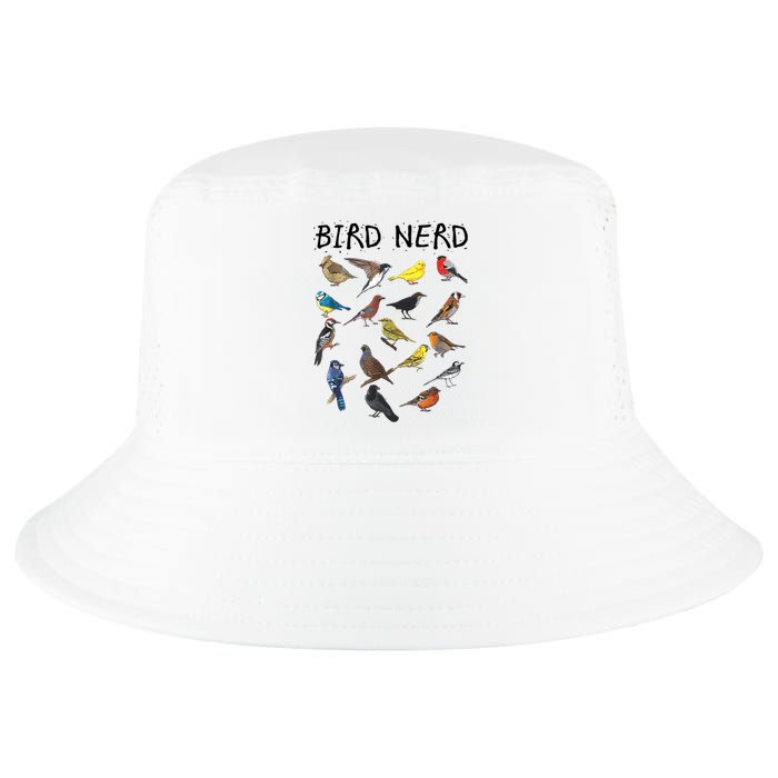 Bird Nerd Different Kinds Of Bird Gift Cute Bird Gift Cool Comfort Performance Bucket Hat