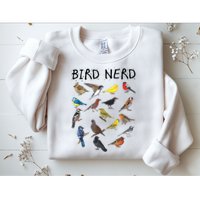 Bird Nerd Different Kinds Of Bird Gift Cute Bird Gift Sweatshirt