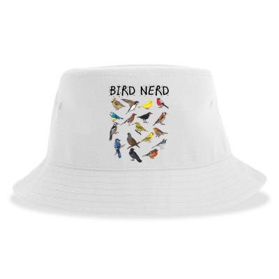 Bird Nerd Different Kinds Of Bird Gift Cute Bird Gift Sustainable Bucket Hat