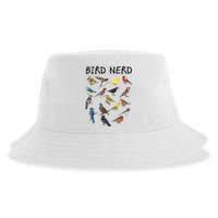 Bird Nerd Different Kinds Of Bird Gift Cute Bird Gift Sustainable Bucket Hat