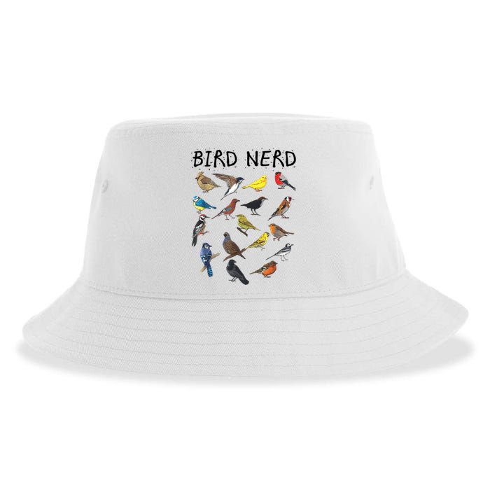 Bird Nerd Different Kinds Of Bird Gift Cute Bird Gift Sustainable Bucket Hat