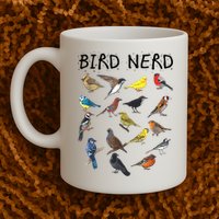 Bird Nerd Different Kinds Of Bird Gift Cute Bird Gift Mug