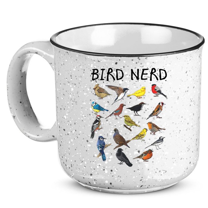 Bird Nerd Different Kinds Of Bird Gift Cute Bird Gift 15oz Campfire Ceramic Mug