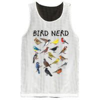 Bird Nerd Different Kinds Of Bird Gift Cute Bird Gift Mesh Reversible Basketball Jersey Tank
