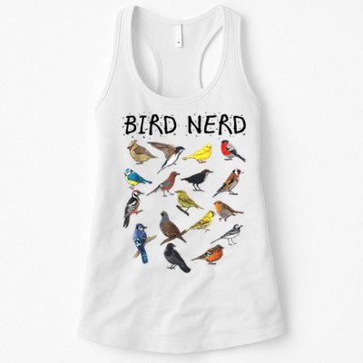 Bird Nerd Different Kinds Of Bird Gift Cute Bird Gift Womens Tank Top