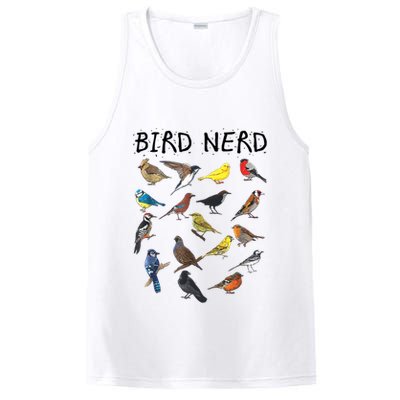 Bird Nerd Different Kinds Of Bird Gift Cute Bird Gift PosiCharge Competitor Tank