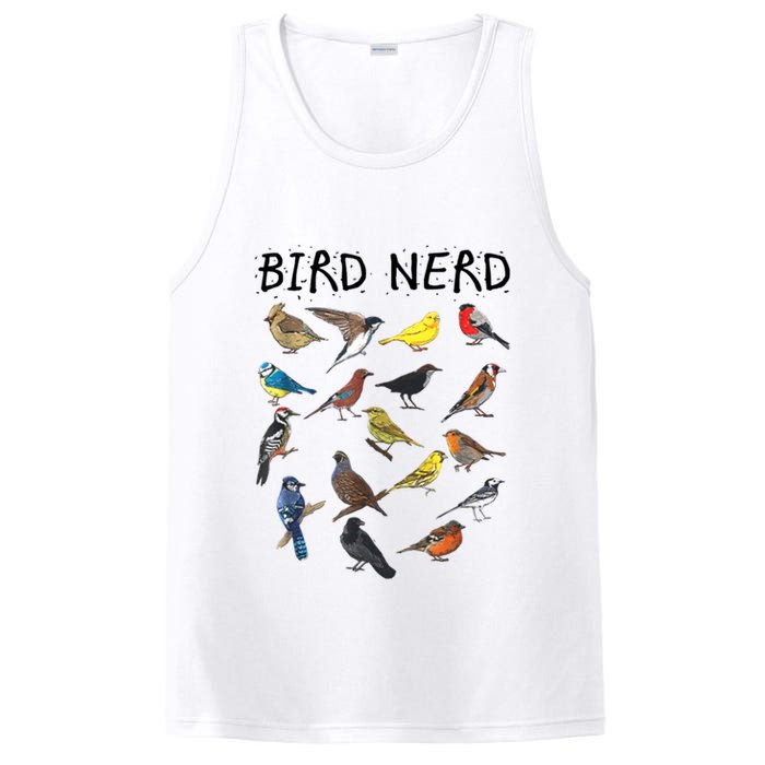 Bird Nerd Different Kinds Of Bird Gift Cute Bird Gift PosiCharge Competitor Tank