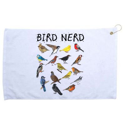 Bird Nerd Different Kinds Of Bird Gift Cute Bird Gift Grommeted Golf Towel