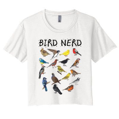 Bird Nerd Different Kinds Of Bird Gift Cute Bird Gift Crop Top