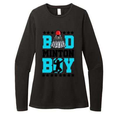 Badminton Noun Definition Shuttlecock Badminton Player Gift Womens CVC Long Sleeve Shirt