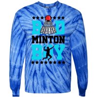 Badminton Noun Definition Shuttlecock Badminton Player Gift Tie-Dye Long Sleeve Shirt