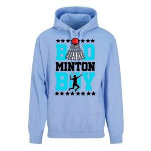 Badminton Noun Definition Shuttlecock Badminton Player Gift Unisex Surf Hoodie