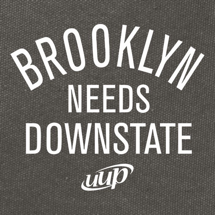 Brooklyn Needs Downstate Uup Cotton Canvas Backpack