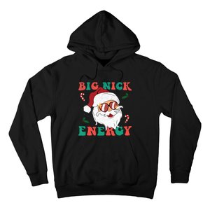 Big Nick Energy Funny Santa Claus Holiday Christmas Hoodie