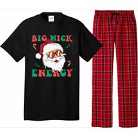 Big Nick Energy Funny Santa Claus Holiday Christmas Pajama Set