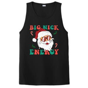 Big Nick Energy Funny Santa Claus Holiday Christmas PosiCharge Competitor Tank