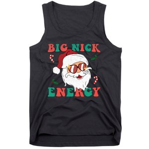 Big Nick Energy Funny Santa Claus Holiday Christmas Tank Top