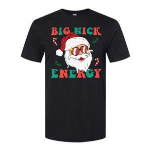 Big Nick Energy Funny Santa Claus Holiday Christmas Softstyle CVC T-Shirt