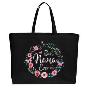 Best Nana Ever Mothers Day Mom Mimi Grandma Nana Idea Cotton Canvas Jumbo Tote