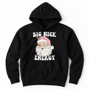 Big Nick Energy Funny Santa Xmas Retro Christmas Hoodie