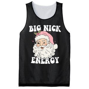 Big Nick Energy Funny Santa Xmas Retro Christmas Mesh Reversible Basketball Jersey Tank