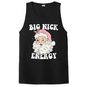 Big Nick Energy Funny Santa Xmas Retro Christmas PosiCharge Competitor Tank