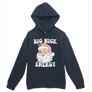 Big Nick Energy Funny Santa Xmas Retro Christmas Urban Pullover Hoodie