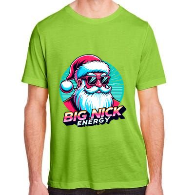 Big Nick Energy Christmas Ugly Xmas Vintage Santa Family Cool Gift Adult ChromaSoft Performance T-Shirt