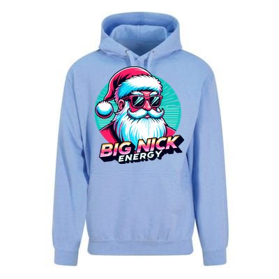 Big Nick Energy Christmas Ugly Xmas Vintage Santa Family Cool Gift Unisex Surf Hoodie