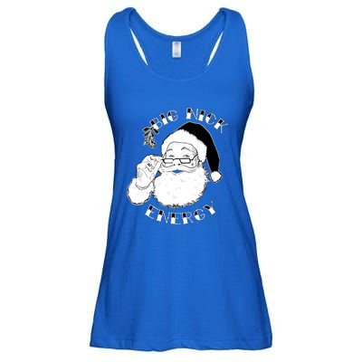 Big Nick Energy Christmas Vintage Santa Ugly Xmas Sweater Gift Ladies Essential Flowy Tank