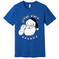 Big Nick Energy Christmas Vintage Santa Ugly Xmas Sweater Gift Premium T-Shirt