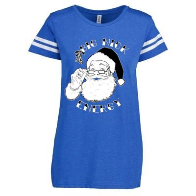 Big Nick Energy Christmas Vintage Santa Ugly Xmas Sweater Gift Enza Ladies Jersey Football T-Shirt