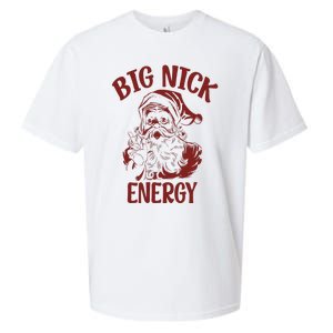 Big Nick Energy Funny Family Christmas Santa Cute Xmas Sueded Cloud Jersey T-Shirt