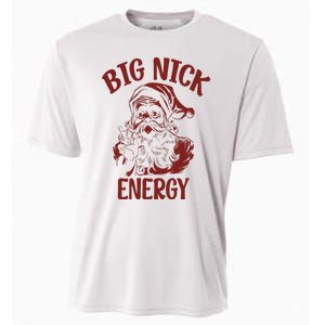 Big Nick Energy Funny Family Christmas Santa Cute Xmas Cooling Performance Crew T-Shirt