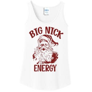 Big Nick Energy Funny Family Christmas Santa Cute Xmas Ladies Essential Tank