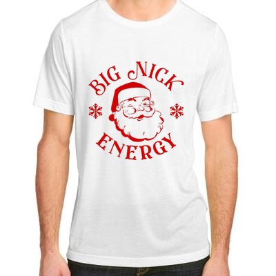 Big Nick Energy Christmas Retro Groovy Funny Vintage Santa Adult ChromaSoft Performance T-Shirt