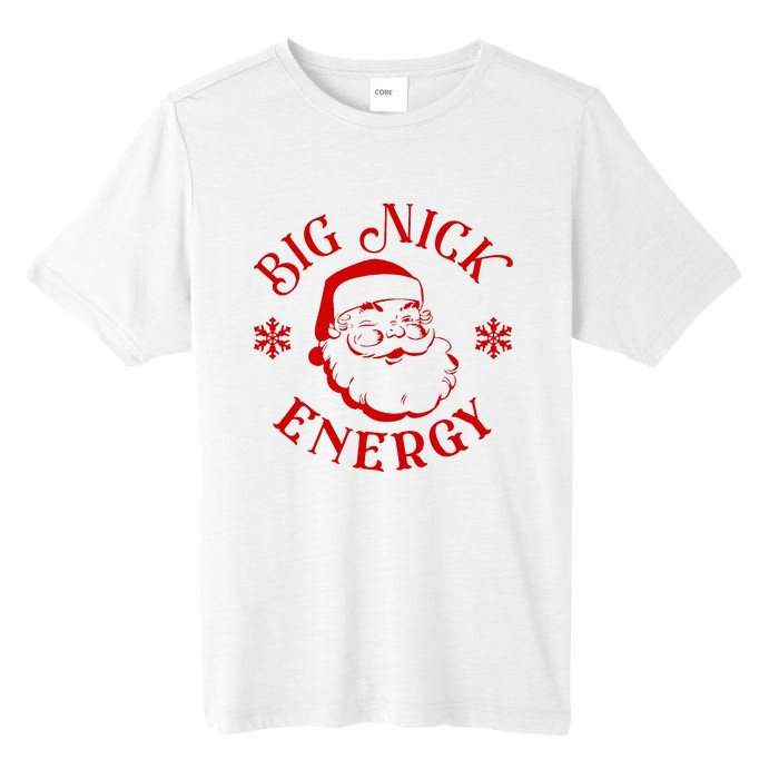 Big Nick Energy Christmas Retro Groovy Funny Vintage Santa Tall Fusion ChromaSoft Performance T-Shirt