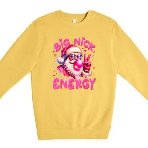 Big Nick Energy Funny Xmas Christmas Holiday Premium Crewneck Sweatshirt