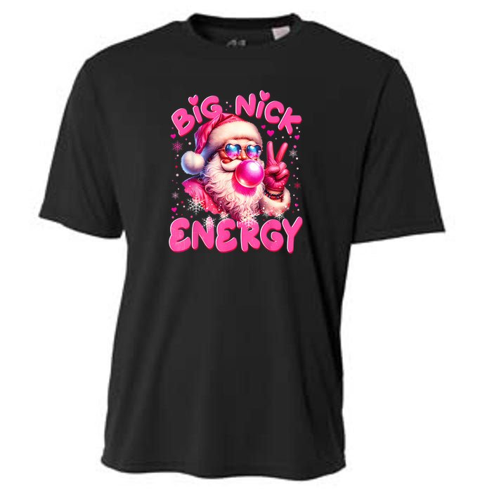 Big Nick Energy Funny Xmas Christmas Holiday Cooling Performance Crew T-Shirt