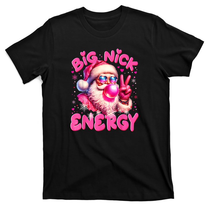 Big Nick Energy Funny Xmas Christmas Holiday T-Shirt