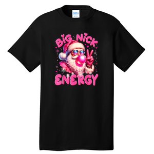 Big Nick Energy Funny Xmas Christmas Holiday Tall T-Shirt