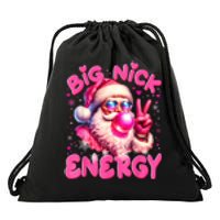 Big Nick Energy Funny Xmas Christmas Holiday Drawstring Bag