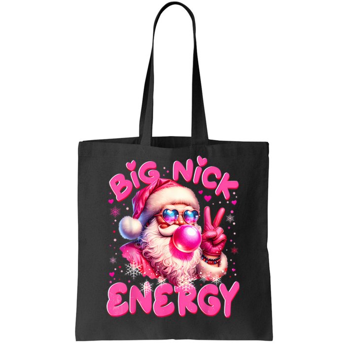 Big Nick Energy Funny Xmas Christmas Holiday Tote Bag