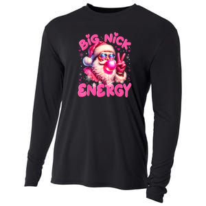 Big Nick Energy Funny Xmas Christmas Holiday Cooling Performance Long Sleeve Crew