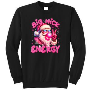 Big Nick Energy Funny Xmas Christmas Holiday Tall Sweatshirt