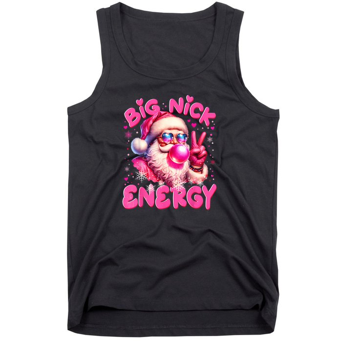 Big Nick Energy Funny Xmas Christmas Holiday Tank Top